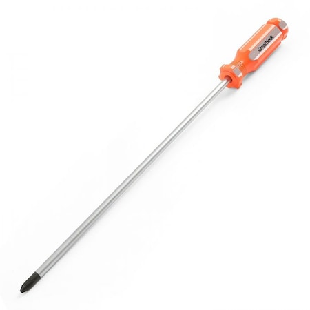 Great Neck No. 2 x 10 Inch Phillips Round Shank Screwdriver 73125